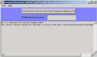 Password Recovery for Corel Paradox