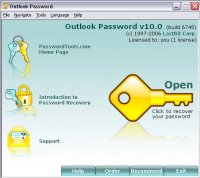 Outlook Password 10.0.6745