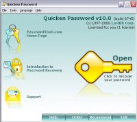 Quicken Password 10.0.6745