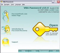 VBA Password 10.0.6745